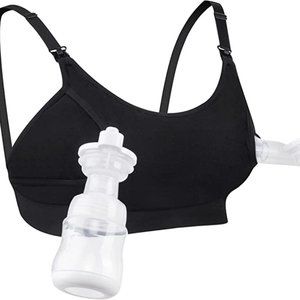 Hands Free Pumping Bra, Momcozy Adjustable Breast-Pump Holding and Nursing Bra